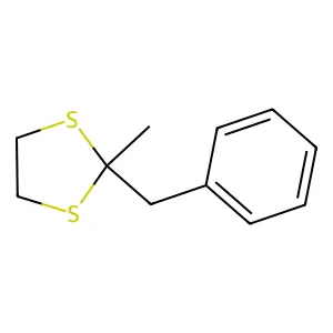1,3-Dithiolane, 2-benzyl-2-methyl- structure