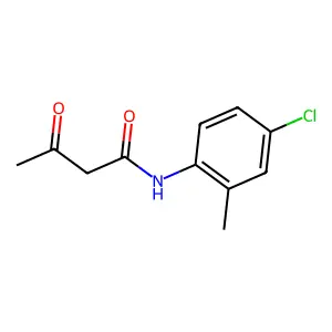 Butanamide, N-(4-chloro-2-methylphenyl)-3-oxo- structure