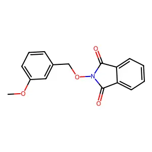 2-((3-Methoxybenzyl)oxy)isoindoline-1,3-dione structure