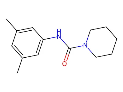 N-(3,5-dimethylphenyl)piperidine-1-carboxamide structure