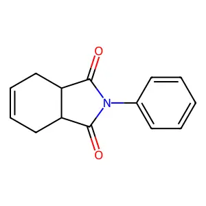 (3aR,7aS)-2-phenyl-3a,4,7,7a-tetrahydroisoindole-1,3-dione structure