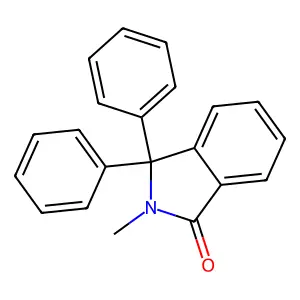 2-Methyl-3,3-diphenyl-2,3-dihydro-1H-isoindol-1-one structure