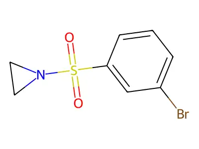 1-(3-Bromobenzenesulfonyl)aziridine structure