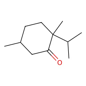 2-Isopropyl-2,5-dimethylcyclohexanone structure