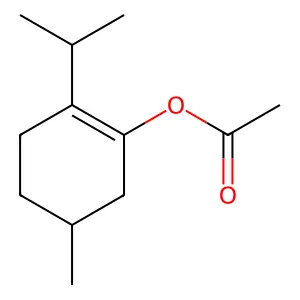 2-(Isopropyl)-5-methylcyclohexen-1-yl acetate structure