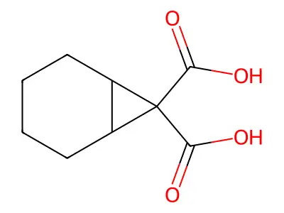 Bicyclo[4.1.0]heptane-7,7-dicarboxylic Acid structure