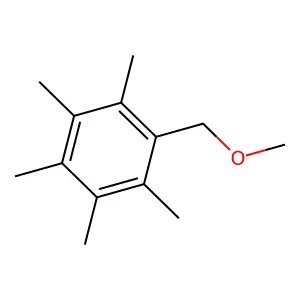 Benzene, methoxymethyl-pentamethyl- structure