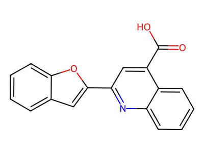 2-(1-Benzofuran-2-yl)quinoline-4-carboxylic acid structure