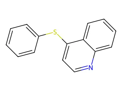 4-(Phenylsulfanyl)quinoline structure