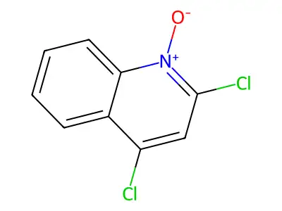 2,4-Dichloro-1-oxidoquinolin-1-ium structure