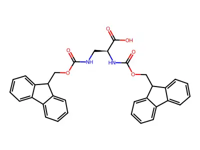 Fmoc-Dap(Fmoc)-OH structure