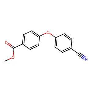 Methyl 4-(4-cyanophenoxy)benzoate structure