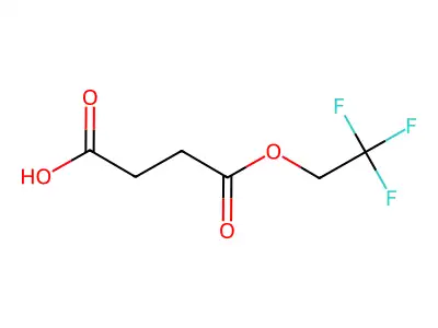 4-Oxo-4-(2,2,2-trifluoroethoxy)butanoic acid structure