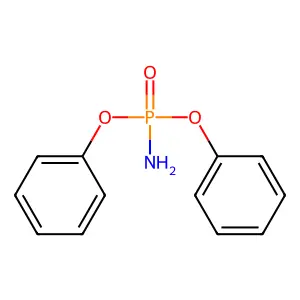 Phosphoramidic acid, diphenyl ester structure