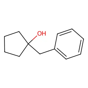 1-Benzylcyclopentanol structure