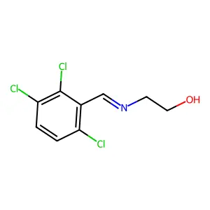 2-[(2,3,6-Trichlorophenyl)methylideneamino]ethanol structure