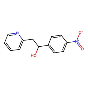 1-(4-Nitrophenyl)-2-pyridin-2-ylethanol structure
