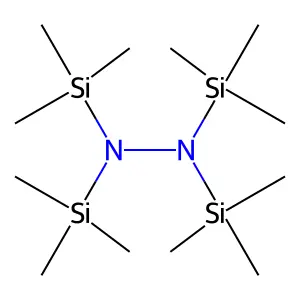 Hydrazine, tetrakis(trimethylsilyl)- structure