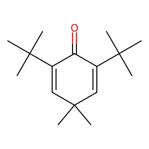 2,5-Cyclohexadien-1-one, 2,6-bis(1,1-dimethylethyl)-4,4-dimethyl- structure