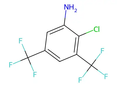 3,5-Bis(trifluoromethyl)-2-chloroaniline structure