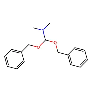 1,1-Bis(benzyloxy)trimethylamine structure
