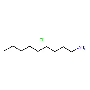 1-Nonanamine, hydrochloride (1:1) structure