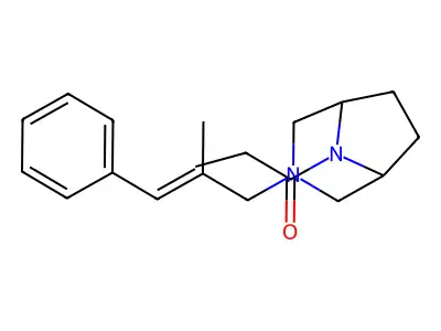 3-(2-Methyl-3-phenylallyl)-8-propionyl-3,8-diazabicyclo[3.2.1]octane structure