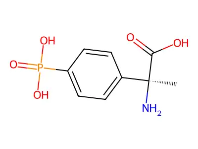 Alpha-methyl-4-phosphonophenylglycine structure