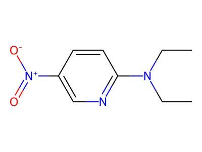 N,N-diethyl-5-nitropyridin-2-amine structure
