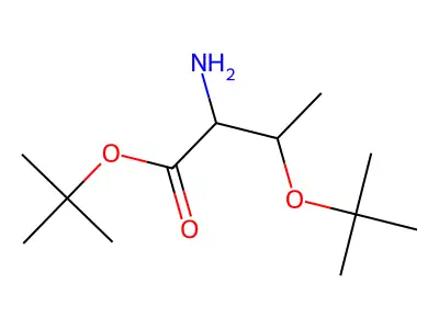 Tert-butyl 2-amino-3-[(2-methylpropan-2-yl)oxy]butanoate structure