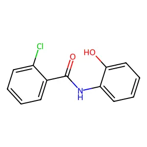 2-chloro-N-(2-hydroxyphenyl)benzamide structure