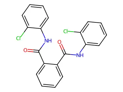 N1,N2-bis(2-chlorophenyl)benzene-1,2-dicarboxamide structure