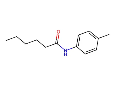 Hexanamide, N-(4-methylphenyl)- structure