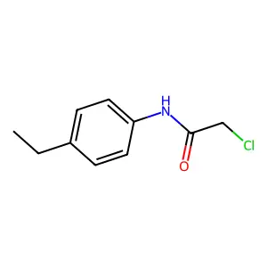 2-chloro-N-(4-ethylphenyl)acetamide structure
