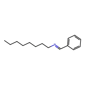 Benzylideneoctylamine structure