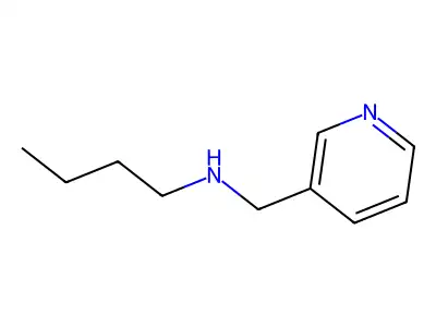 N-(pyridin-3-ylmethyl)butan-1-amine structure