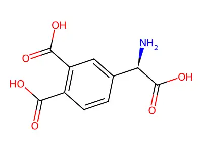 3,4-Dicarboxyphenylglycine structure