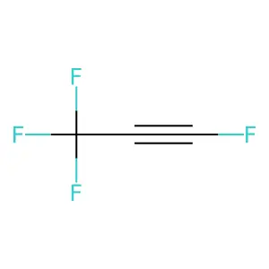 1-Propyne, 1,3,3,3-tetrafluoro- structure