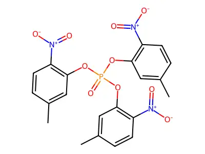 Tris(5-methyl-2-nitrophenyl) phosphate structure