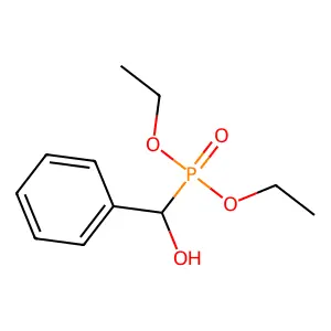 Diethyl (hydroxy(phenyl)methyl)phosphonate structure