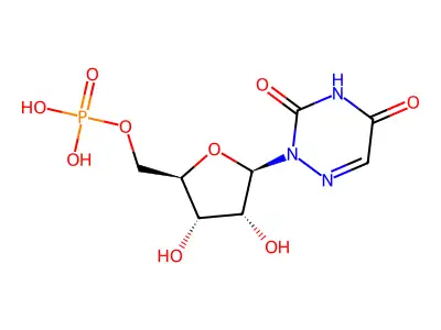 6-Azauridine-5-monophosphate structure