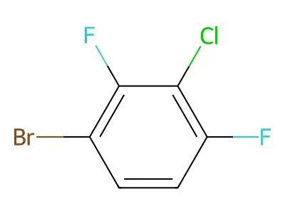1-Bromo-3-chloro-2,4-difluorobenzene structure