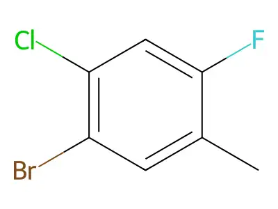 5-Bromo-4-chloro-2-fluorotoluene structure
