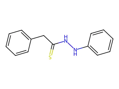 Acetic acid, phenylthio-, 2-phenylhydrazide structure