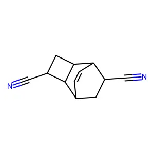 Tricyclo[4.2.2.0(2,5)]dec-9-ene-3,7-dicarbonitrile structure