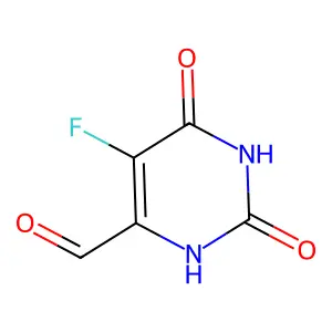 4-Pyrimidinecarboxaldehyde, 5-fluoro-1,2,3,6-tetrahydro-2,6-dioxo- structure