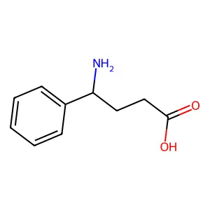 (R)-4-Amino-4-phenylbutanoic acid structure