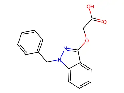 苄达酸 structure