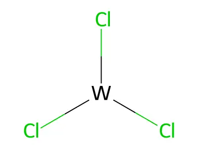 三氯化钨 structure