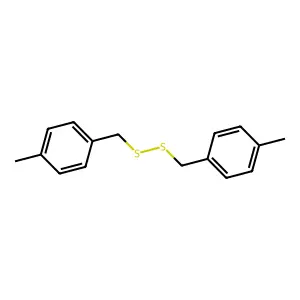 Bis((p-tolyl)methyl) disulphide structure